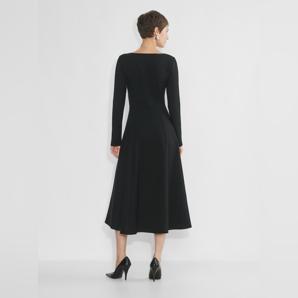 NWT Babaton Leda Ponte Dress in Sumac Burgundy XS - Picture 8 of 11